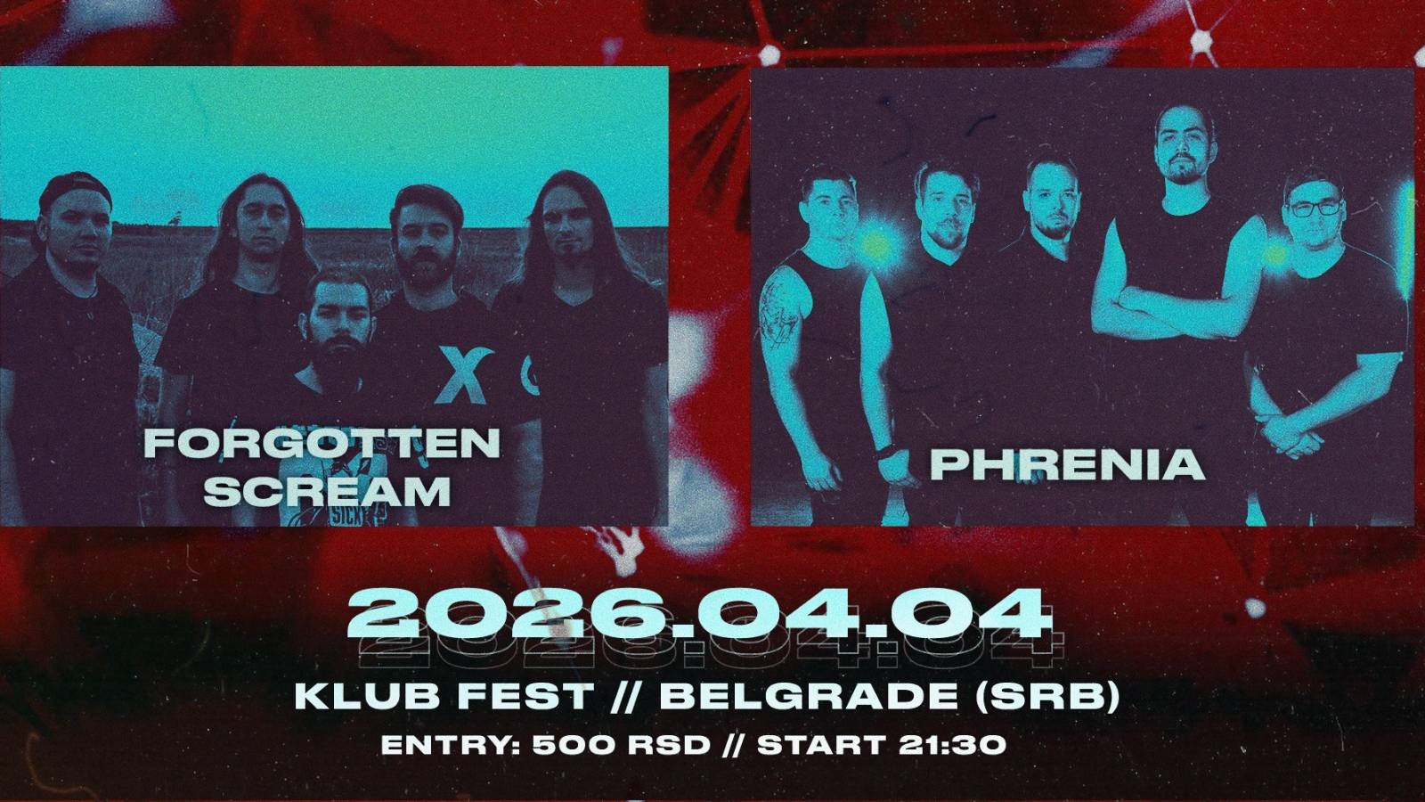 FORGOTTEN SCREAM x PHRENIA • Klub Fest
