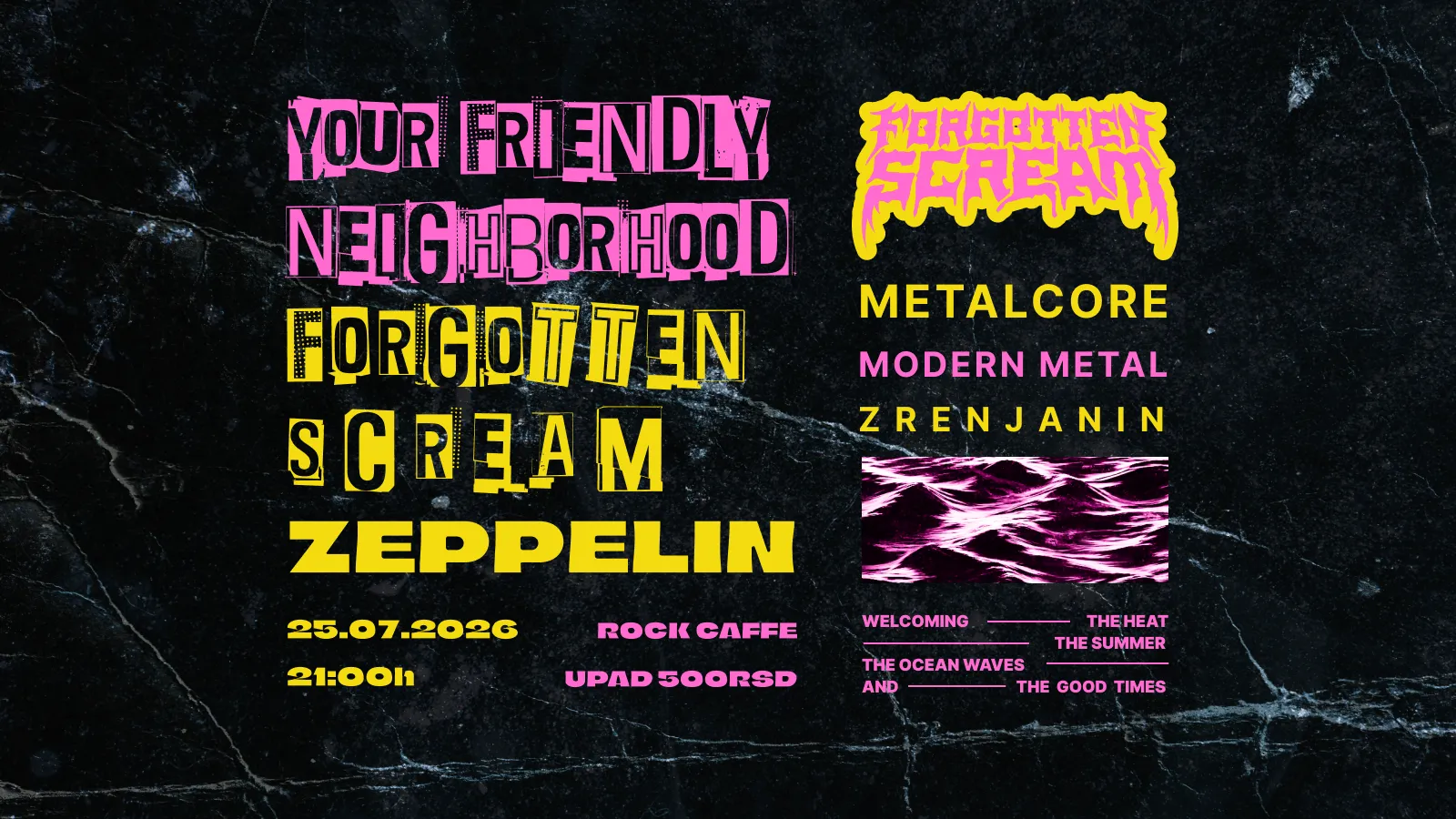 YOUR FRIENDLY NEIGHBORHOOD FORGOTTEN SCREAM PARTY